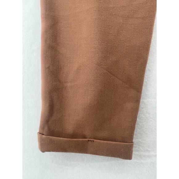 Women's SO By Kohls Size Large Juniors Pull on Dark Khaki Tapered High Waist - Picture 4 of 4